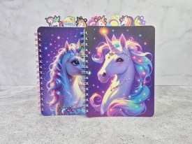 Cuaderno anotador con separadores UNICORNIO